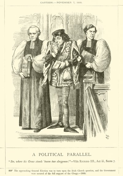Ein politischer Vergleich von after John Tenniel
