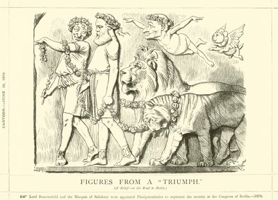 Figuren aus einem Triumph von after John Tenniel