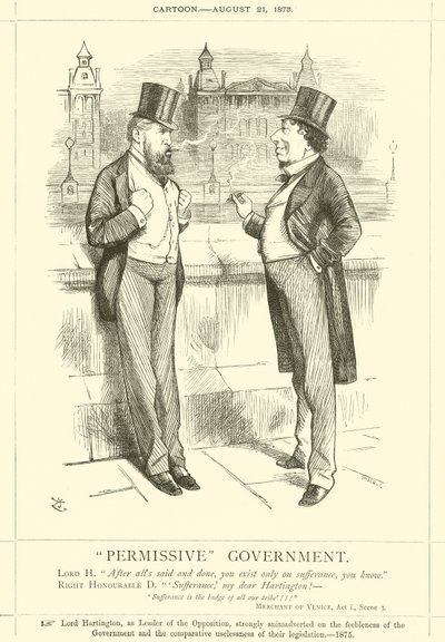 Nachgiebige Regierung von after John Tenniel