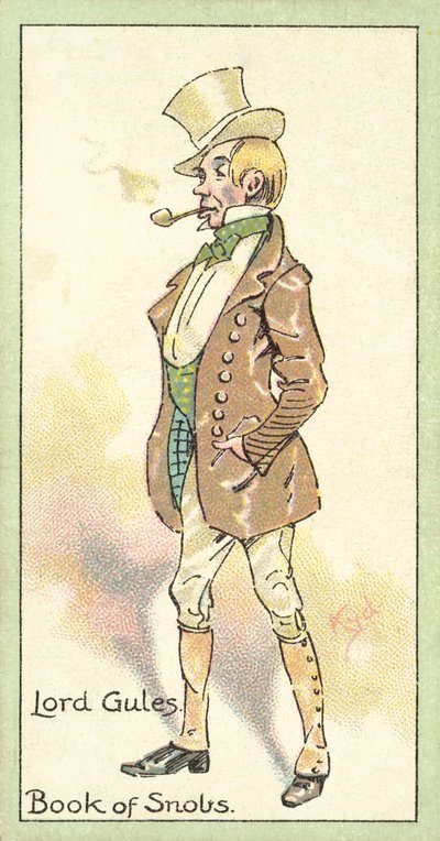 Lord Gules, Buch der Snobs (Chromolitho) von after Joseph Clayton Clarke