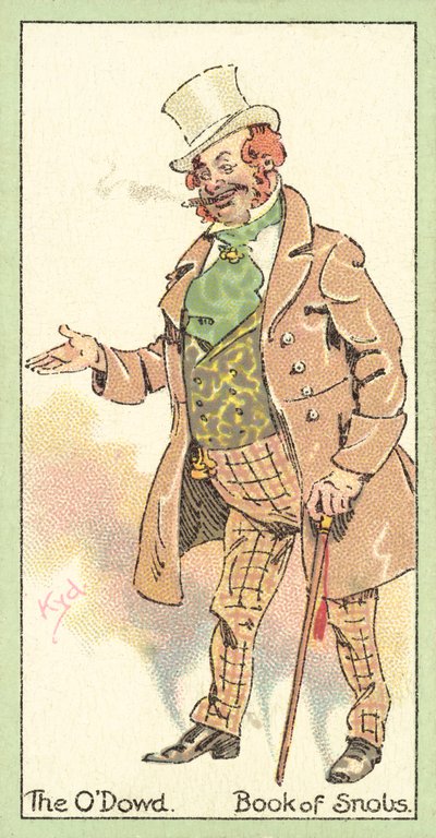 Der ODowd, Buch der Snobs (Chromolitho) von after Joseph Clayton Clarke