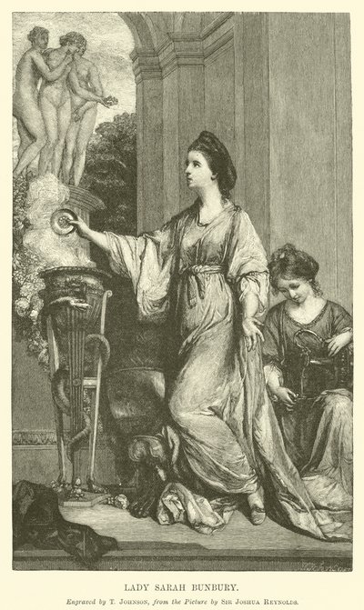 Lady Sarah Bunbury von after Joshua Reynolds