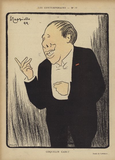 Coquelin Cadet, Illustration für Le Rire von after Leonetto Cappiello