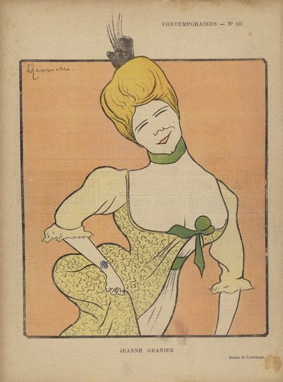 Jeanne Granier, Illustration für Le Rire von after Leonetto Cappiello