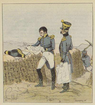Carnot bat um Dienst, die Stadt Angers wurde ihm anvertraut von after Louis Charles Bombled