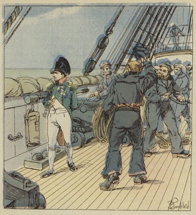 In den ersten Zeiten zeigte die Besatzung große Neugier von after Louis Charles Bombled