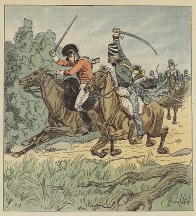 Er hatte viel gegen uns in Flandern gekämpft, er trug die Spuren davon von after Louis Charles Bombled