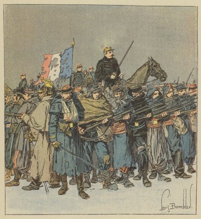 Sie haben die Ehre gerettet! von after Louis Charles Bombled