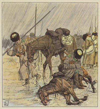 Der Regen von after Louis Charles Bombled