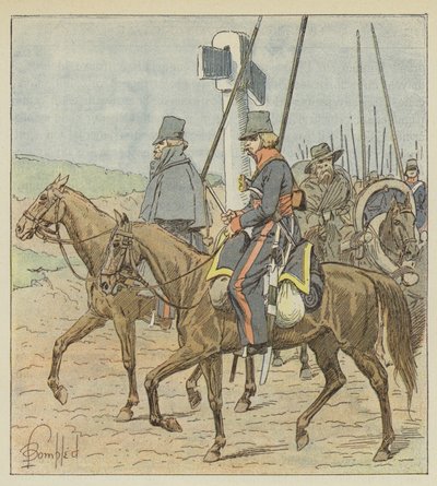 Die regulären Kosaken des Don von after Louis Charles Bombled