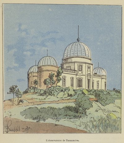 Das Observatorium von Tananarive von after Louis Charles Bombled