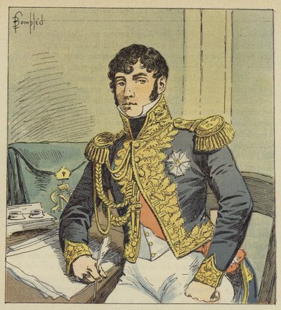 Porträt des Grafen von Montholon, Testamentsvollstrecker Napoleons von after Louis Charles Bombled