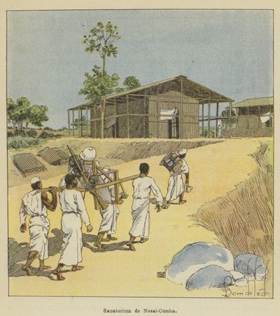 Sanatorium von Nossi-Cumba von after Louis Charles Bombled