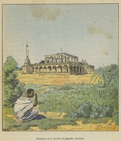 Grab der Familie des Premierministers von after Louis Charles Bombled