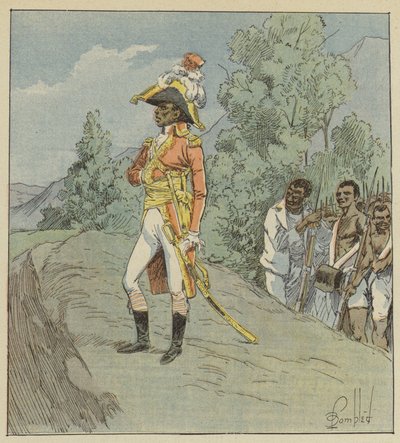 Toussaint war kein Mann ohne Verdienst von after Louis Charles Bombled