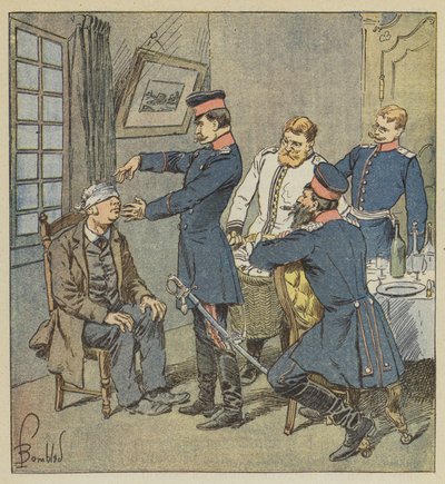 Eine Szene des Schlafwandelns von after Louis Charles Bombled
