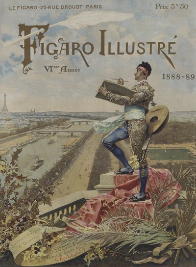 Titelblatt von Le Figaro Illustre, 1. Dezember 1888 von after Ludovico Marchetti