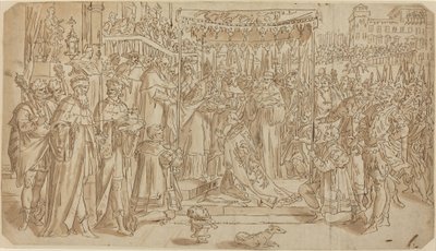 Krönung des Kaisers von after Maarten de Vos
