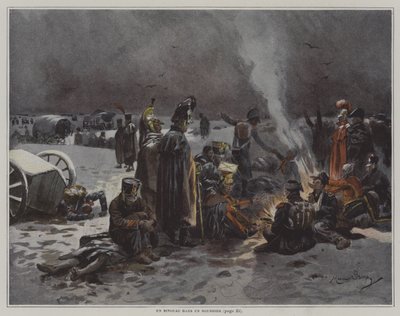 Ein Biwak in einem Morast von after Maurice Henri Orange