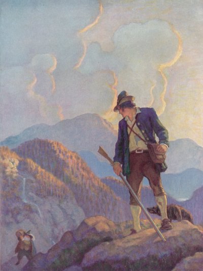 Illustration für Rip Van Winkle von after Newell Convers Wyeth