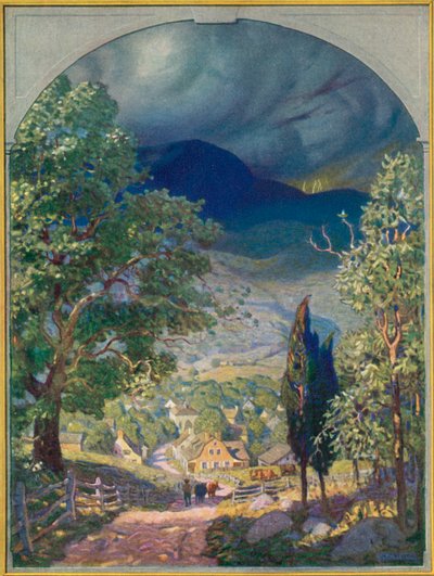 Illustration für Rip Van Winkle von after Newell Convers Wyeth