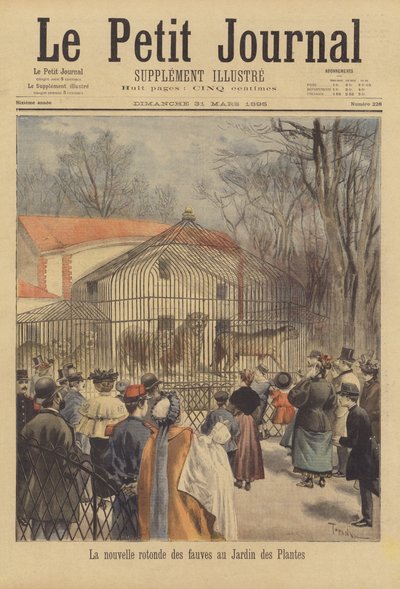 Neues Wildgehege im Jardin des Plantes von after Oswaldo Tofani