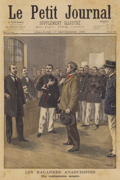 Unruhen in Paris von after Oswaldo Tofani