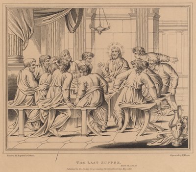 Das letzte Abendmahl, Markus von after Raphael