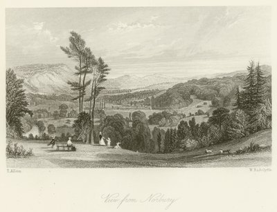 Blick von Norbury von after Thomas Allom