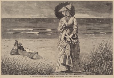 Am Strand - Zwei sind Gesellschaft, drei sind keiner von after Winslow Homer