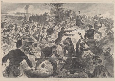 Der Krieg für die Union, 1862 - Ein Bajonettangriff von after Winslow Homer