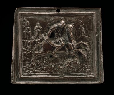 Der heilige Georg und der Drache von called Riccio Andrea Briosco