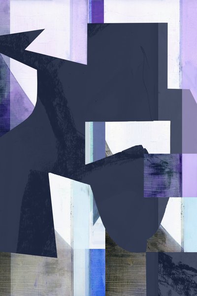 Abstrakte Blaue Formen von cartissi