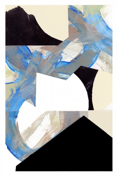 Abstrakte Blaue Geometrie von cartissi