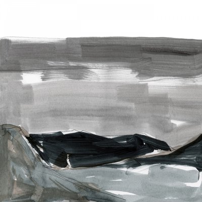 Abstrakte Graue Berge von cartissi