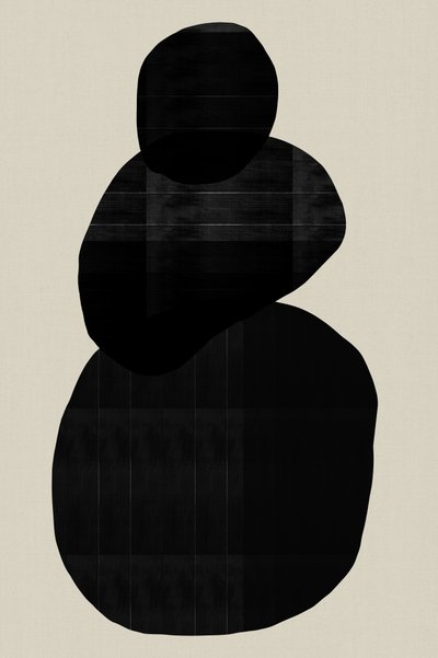 Ausgewogene schwarze Formen von cartissi