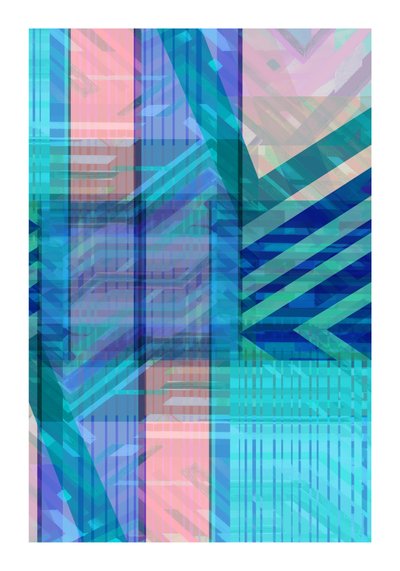 Bunte geometrische Abstraktion von cartissi