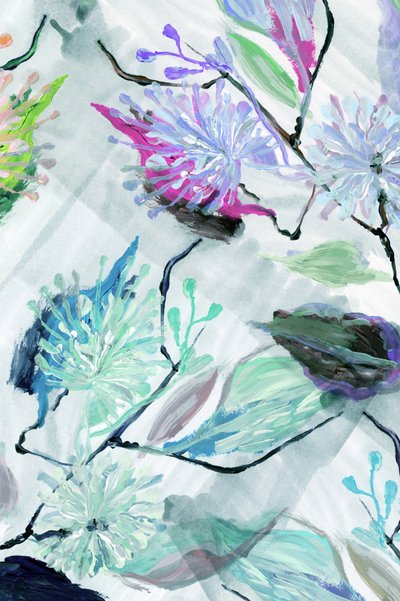 Zarte malerische Blüten von cartissi