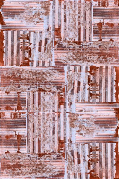 Verwittertes geometrisches Patchwork von cartissi