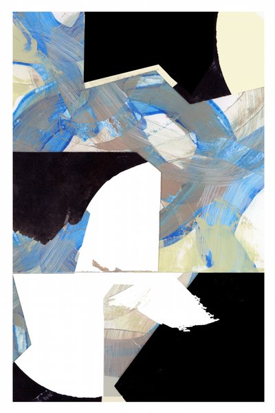 Dynamische Blaue Abstraktion von cartissi