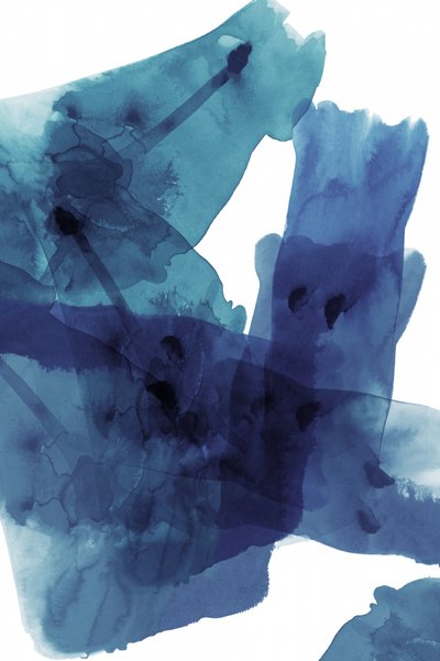 Flüssige blaue abstrakte Waschung von cartissi