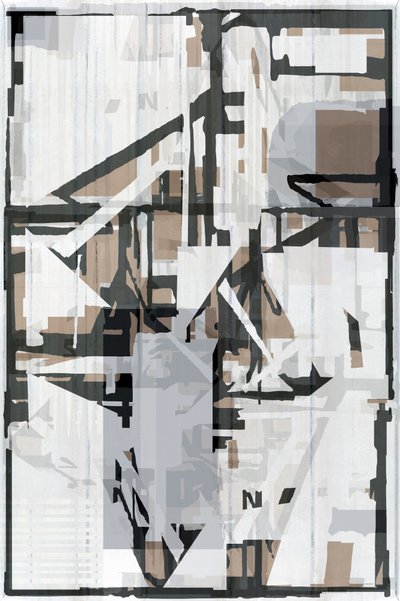 Moderne geometrische Schichten von cartissi