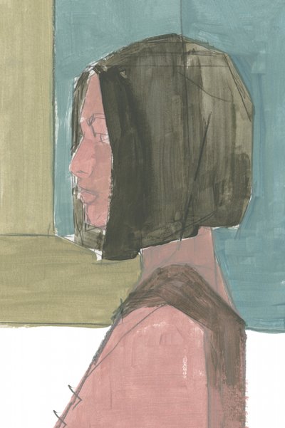 Modernes Frauenprofil von cartissi