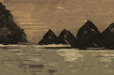 Gelassene Bergküste von cartissi