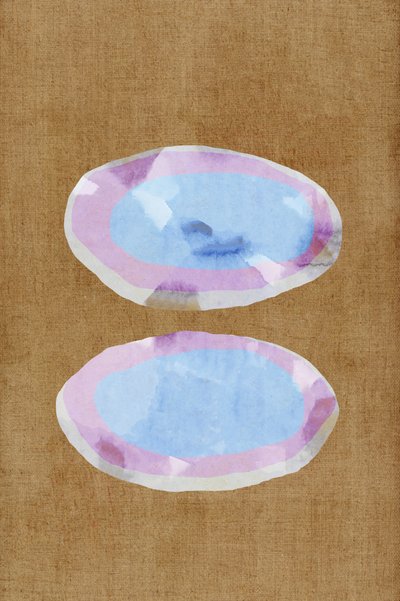 Weiche Blaue Ovale von cartissi