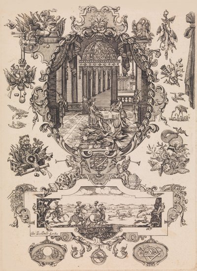Tafel zwölf aus Nouveaux Desseins D
