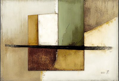 Braune abstrakte Kunst, digitale Malerei von F. Abderrahim