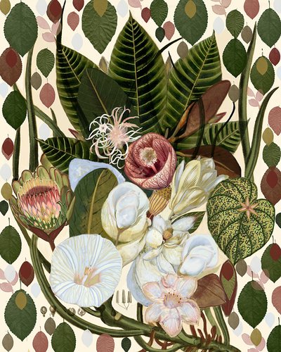 Tropischer Botanischer Strauß von giovanna nicolo