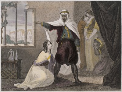 Die Entführung der schönen Zhoraydah, Illustration aus Histoire des pirates et corsaires de l