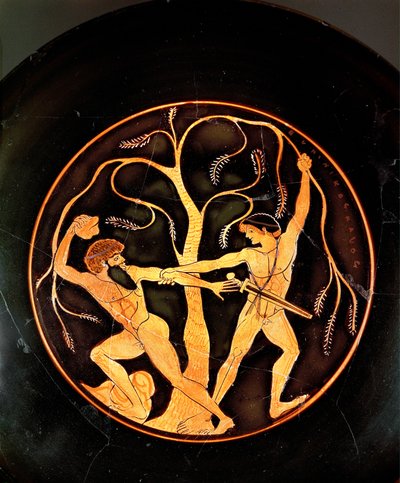 Theseus mit dem Räuber Sinis von painting Elpinikos